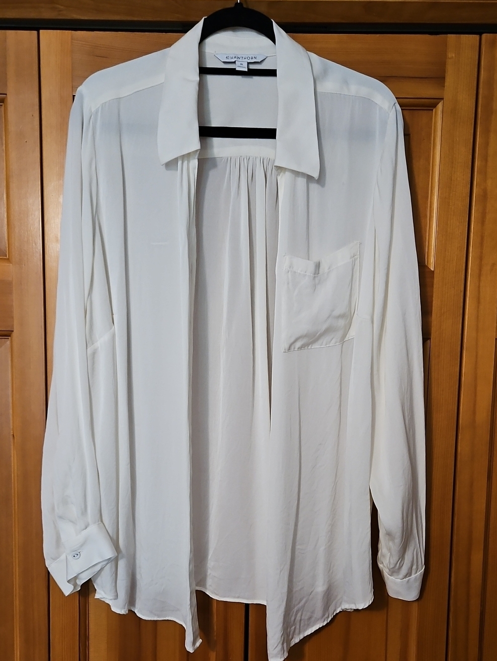 41 Hawthorn Cream Button Front Blouse